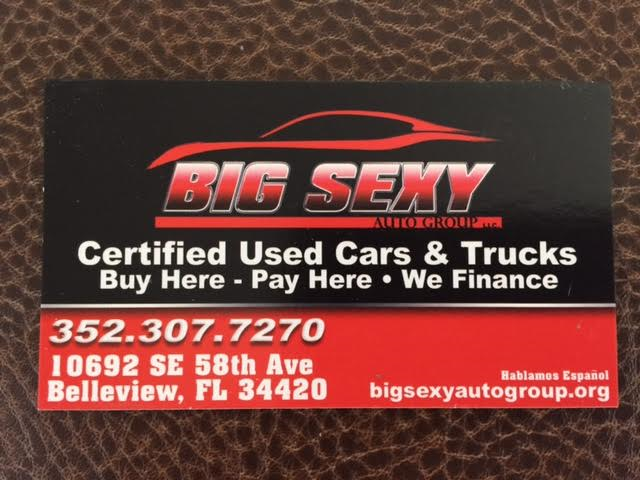 Big Sexy Auto Group | 10692 SE 58th Ave, Belleview, FL 34420, USA | Phone: (352) 307-7270