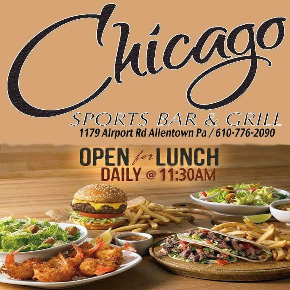 Chicago Sports Bar & Grill | 1179 Airport Rd, Allentown, PA 18109, USA | Phone: (610) 776-2090