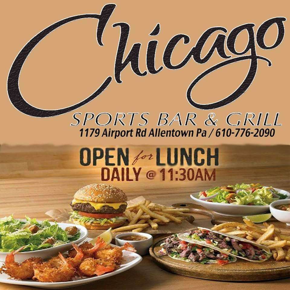 Chicago Sports Bar & Grill | 1179 Airport Rd, Allentown, PA 18109 | Phone: (610) 776-2090