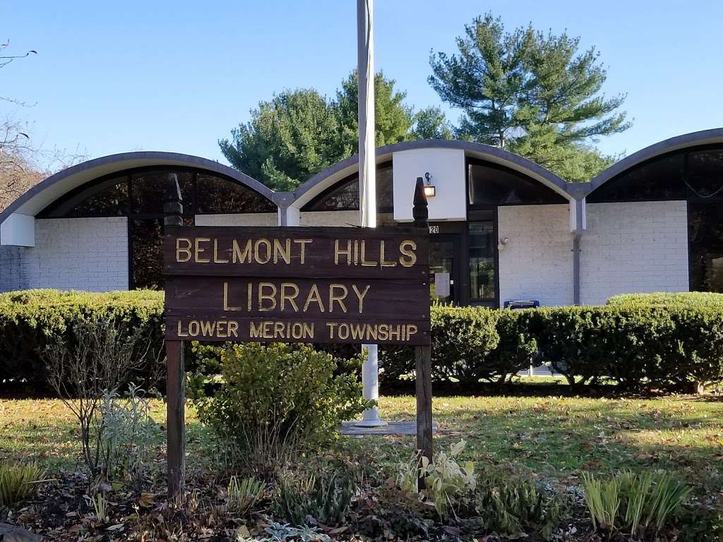 Belmont Hills Library | 120 Mary Waters Ford Rd, Bala Cynwyd, PA 19004, USA | Phone: (610) 664-8427