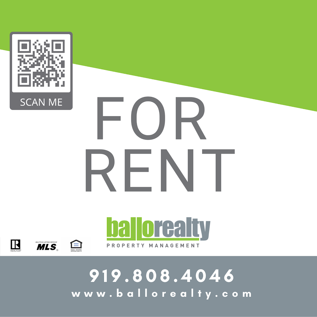 Ballo Realty Property Management | 317 W Kirkfield Dr, Cary, NC 27518, USA | Phone: (919) 808-4046