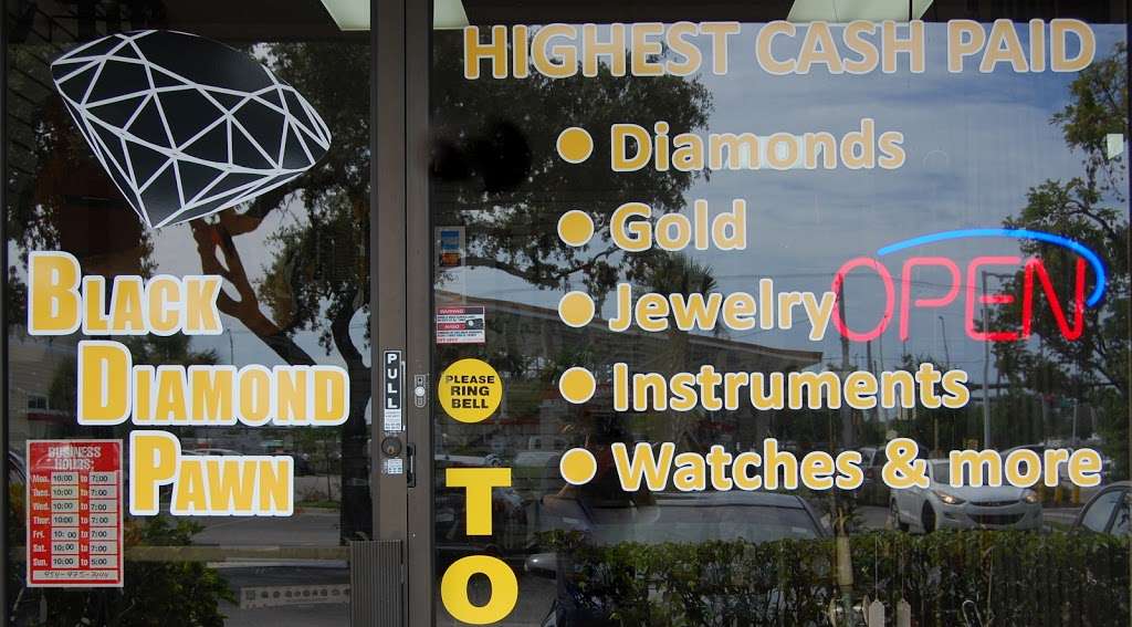 Black Diamond Pawn | Building 8, Suite 1-A, 2201 W Sample Rd, Pompano Beach, FL 33073 | Phone: (954) 975-7444