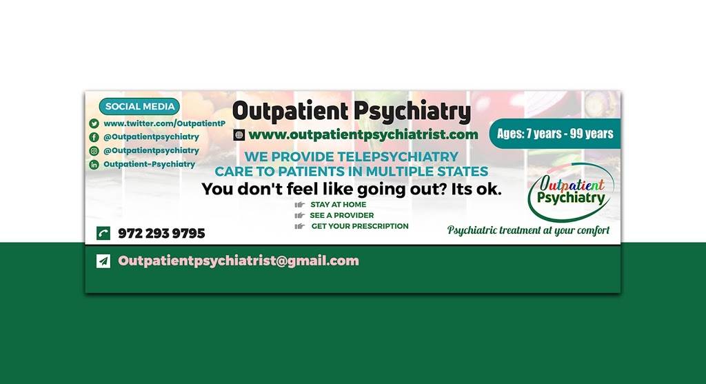 Outpatient Psychiatry | 1269 Longleaf Dr, Cedar Hill, TX 75104 | Phone: (972) 293-9795