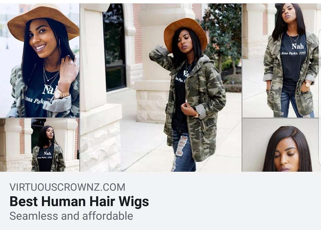 Virtuous Crownz Wig Shop | 801 Country Pl Dr, Houston, TX 77079, USA | Phone: (832) 582-5924