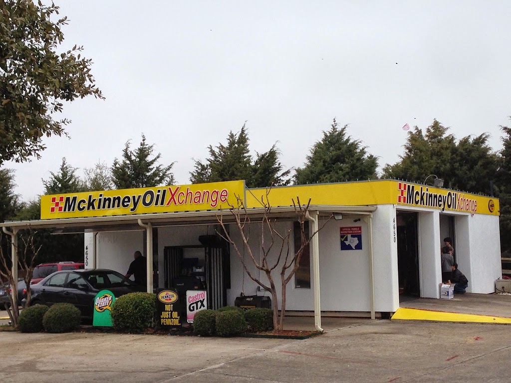 McKinney Oil X-Change | 4650 W Eldorado Pkwy, McKinney, TX 75070, USA | Phone: (972) 540-0101