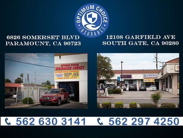 Optimum Choice Insurance | 6826 Somerset Blvd, Paramount, CA 90723, USA | Phone: (562) 630-3141
