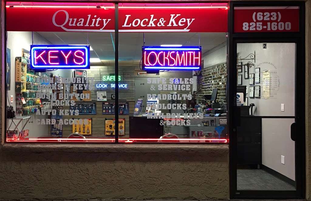 Quality Lock & Key | 18700 N 107th Ave #2, Sun City, AZ 85373, USA | Phone: (623) 825-1600