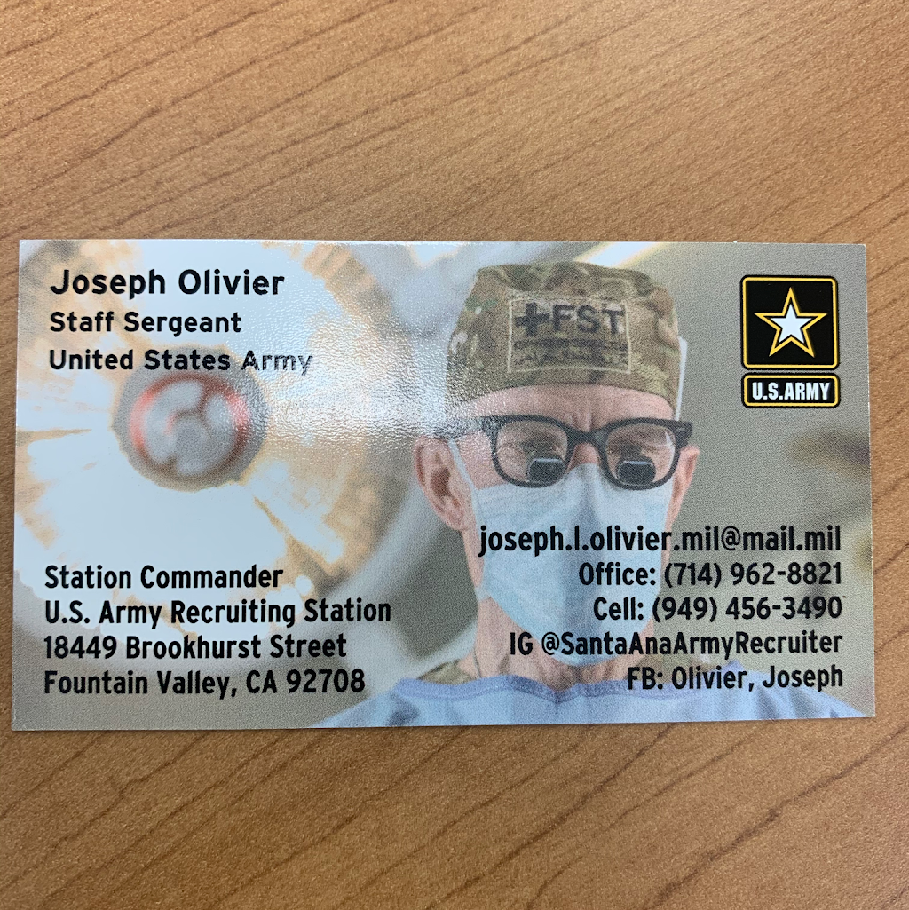 Army Recruiting Office Huntington Beach, CA | 18449 Brookhurst St Suite 1A, Fountain Valley, CA 92708, USA | Phone: (714) 962-8821