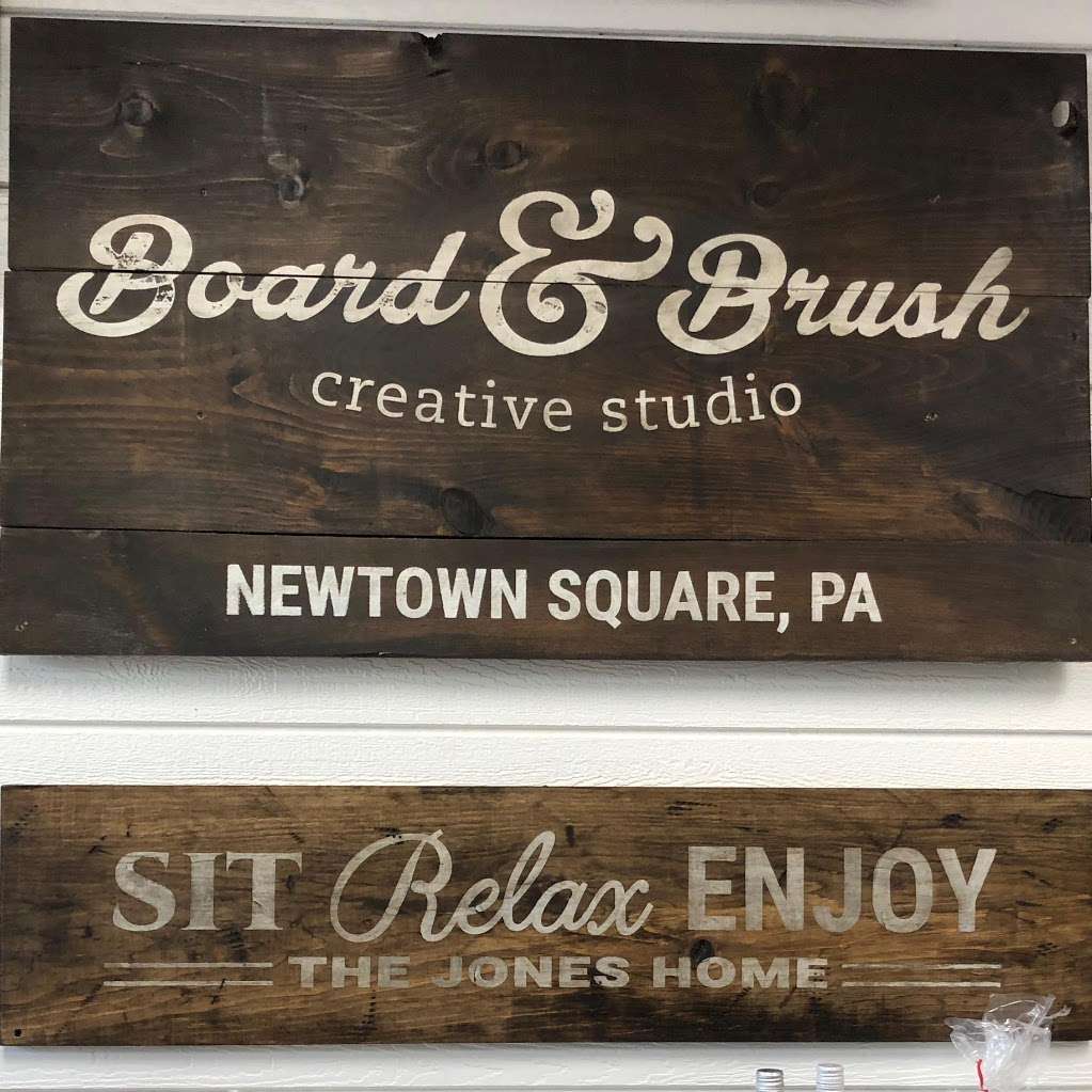 Board and Brush Creative Studio - Newtown Square | 210 S Newtown Street Rd, Newtown Square, PA 19073, USA | Phone: (610) 883-2679
