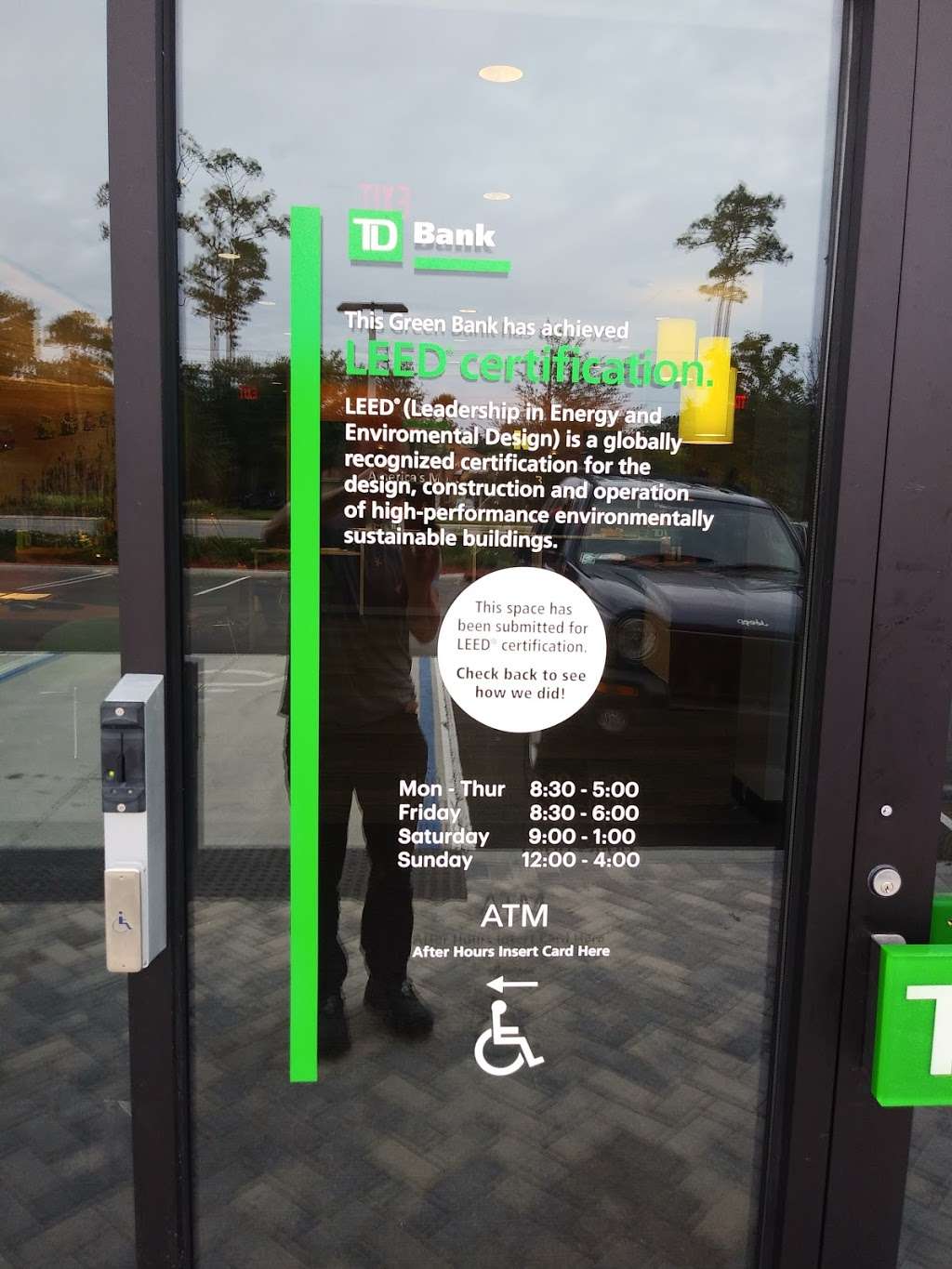 TD Bank | 1280 W Granada Blvd, Ormond Beach, FL 32174, USA | Phone: (386) 682-2110