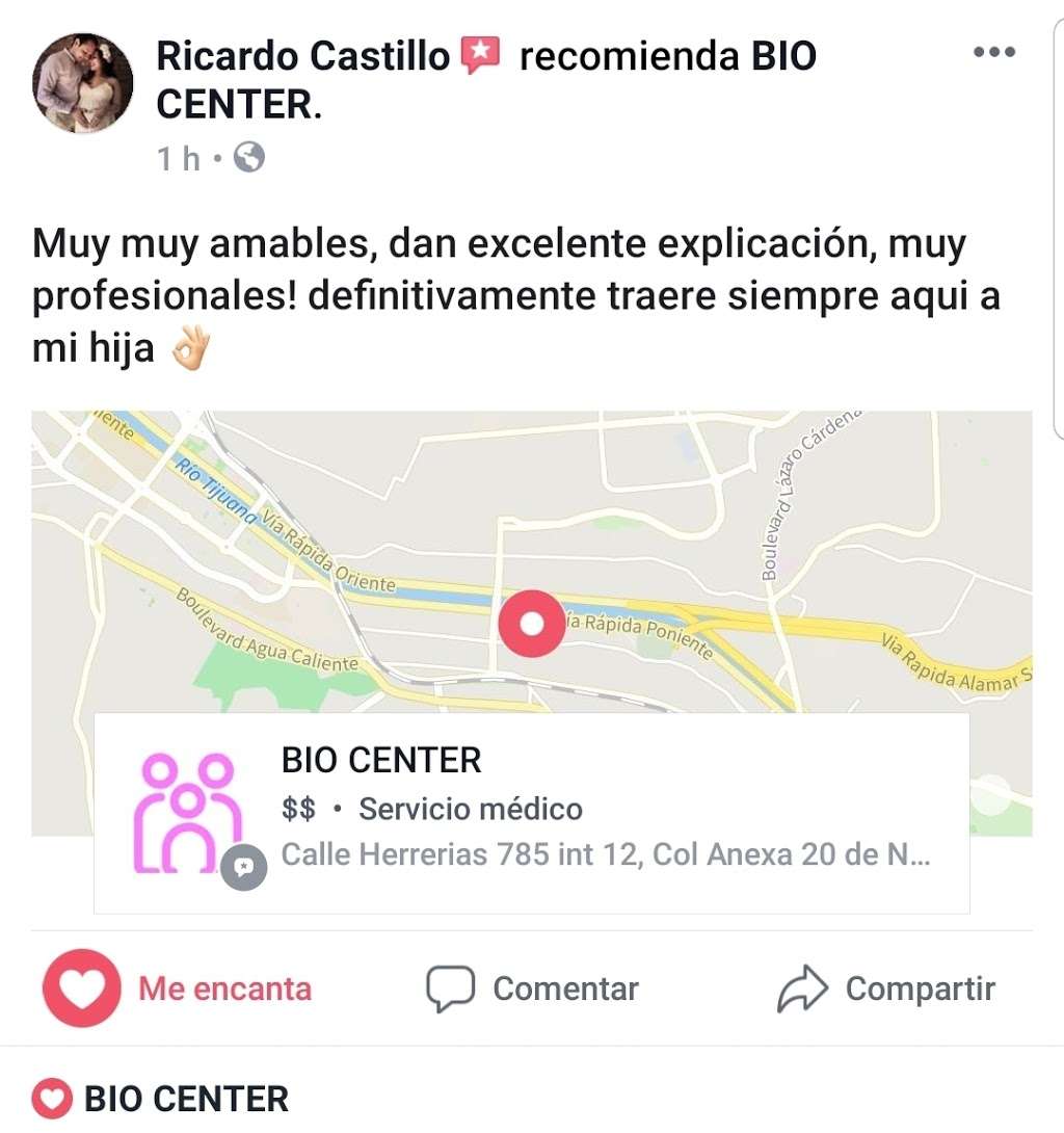 BIO CENTER Centro de vacunación | Ignacio C Herrerias 785 interior 12 Col, Anexa 20 de Noviembre, 22100 Tijuana, B.C., Mexico | Phone: 664 104 4165