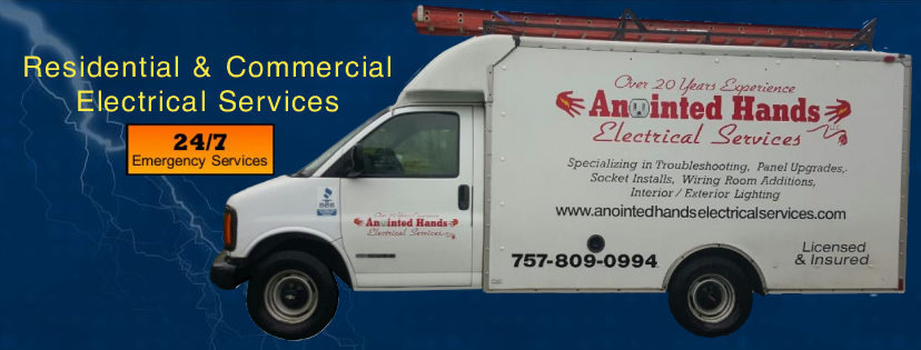 Anointed Hands Electrical Services | 711 Remus Ln, Suffolk, VA 23434, USA | Phone: (757) 809-0994