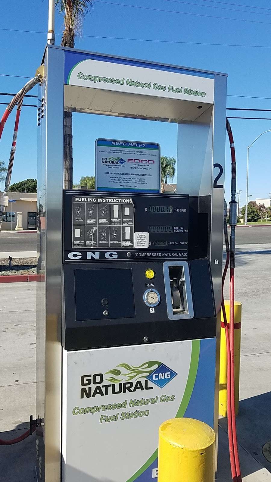 EDCO Public CNG Station | 6762 Stanton Ave, Buena Park, CA 90621 | Phone: (714) 522-3577