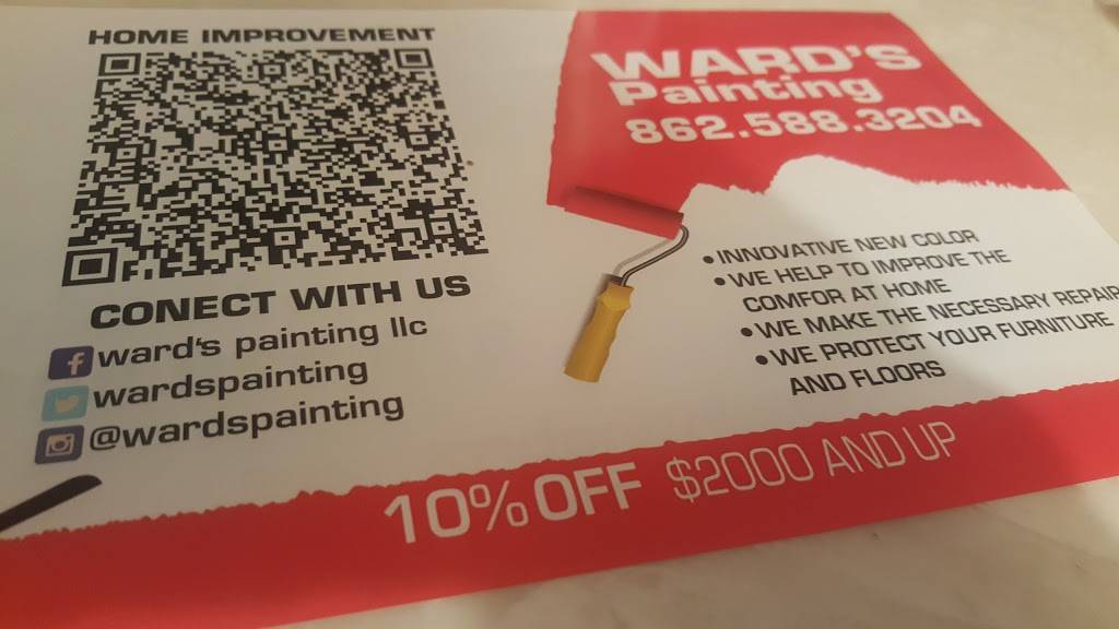 Wards Painting LLC | 404 Cleveland Ave, Harrison, NJ 07029, USA | Phone: (862) 588-3204