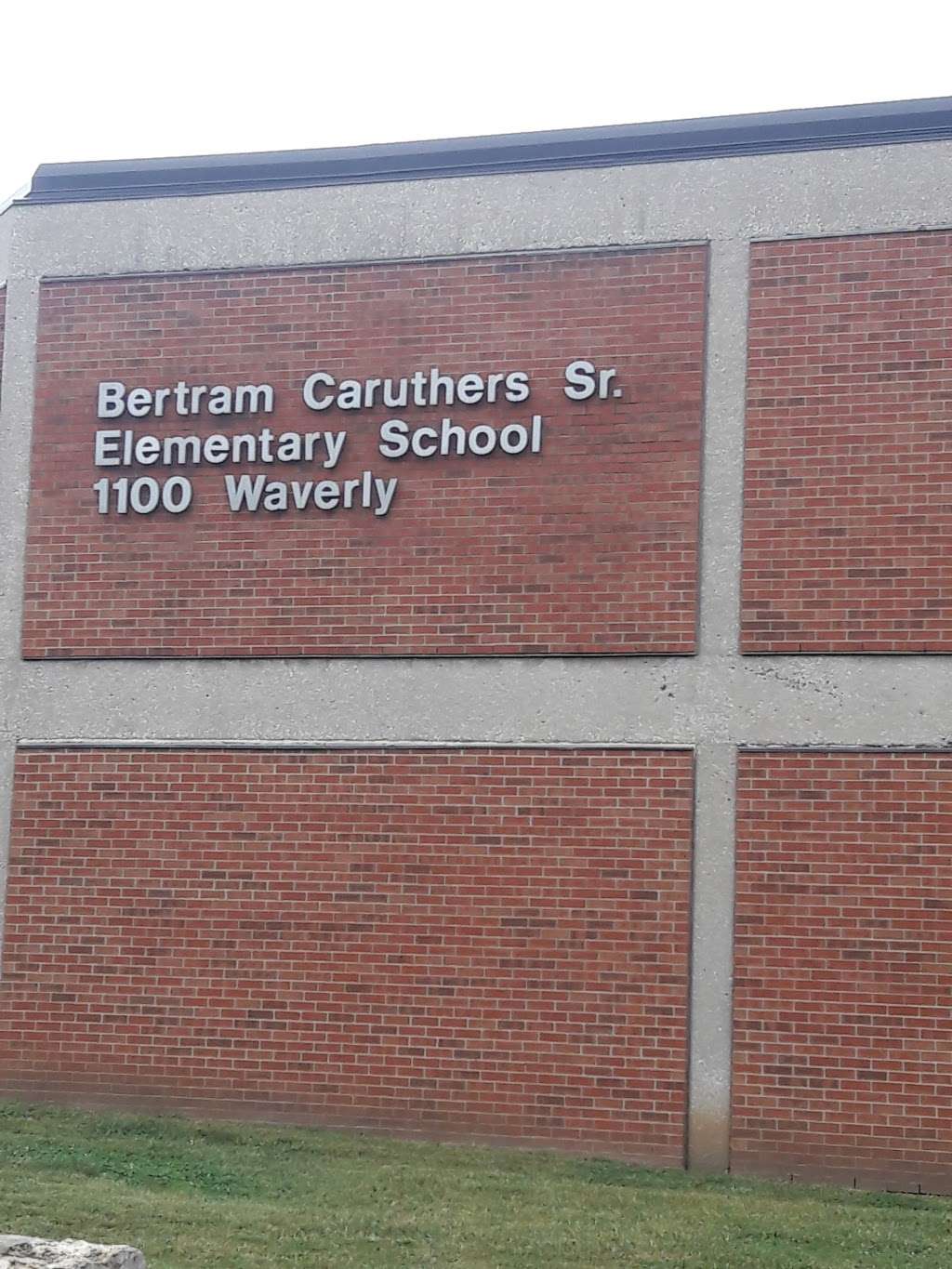 Bertram Caruthers Elementary School - school  | Photo 1 of 1 | Address: 1100 Waverly Ave, Kansas City, KS 66104, USA | Phone: (913) 627-4750