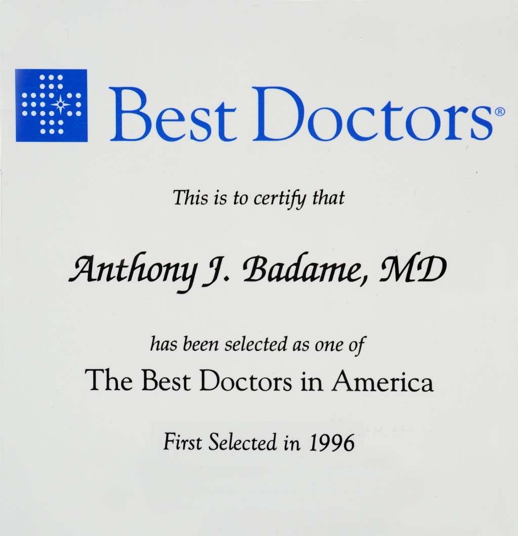 Dr. Anthony J. Badame | 2025 Forest Ave #9, San Jose, CA 95128, USA | Phone: (408) 297-4200