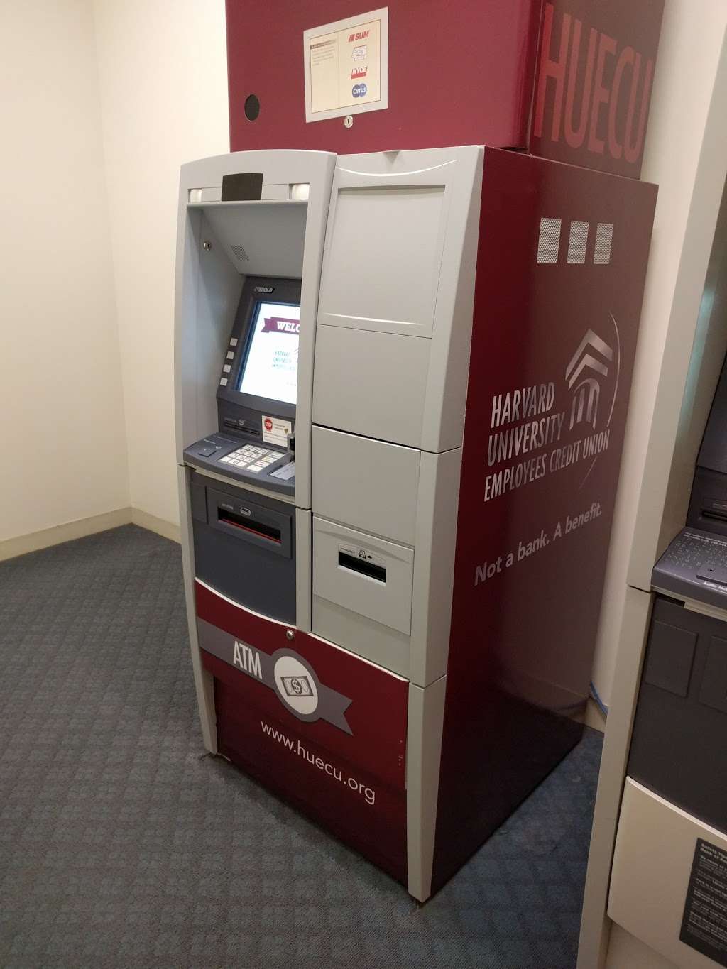 Harvard University Employees Credit Union ATM | 117 Western Ave, Boston, MA 02163 | Phone: (617) 495-4460