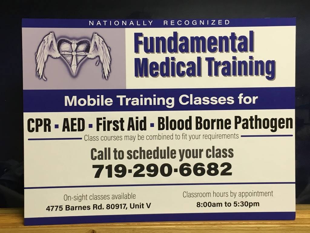 Fundamental Medical Training | 4785 T, Barnes Rd, Colorado Springs, CO 80917, USA | Phone: (719) 290-6682