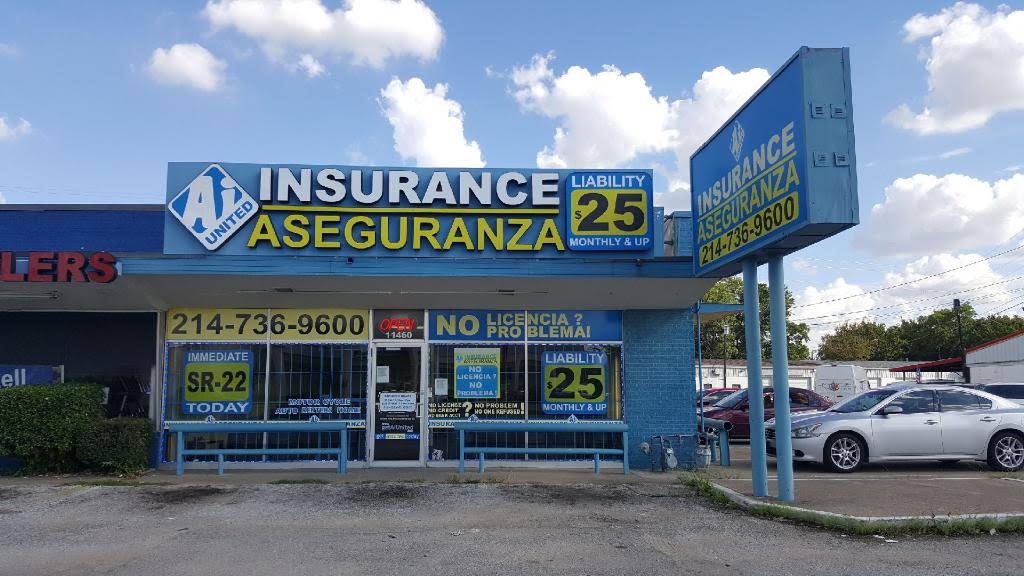 Ai United Insurance | 11460 Garland Rd, Dallas, TX 75218, USA | Phone: (214) 736-9600
