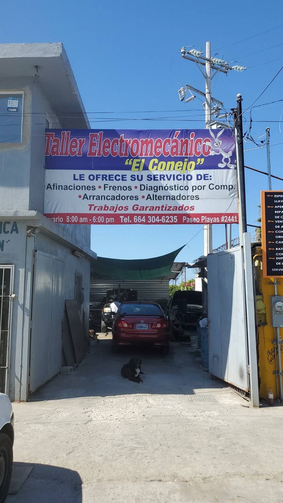 Taller Electromecánico "El Conejo | Paseo Playas de Tijuana 2441, Playas, Playas de Tijuana, 22517 Tijuana, B.C., Mexico | Phone: 664 304 6235