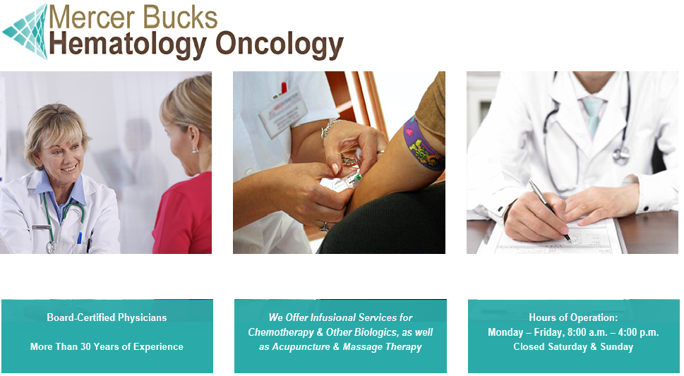 Mercer Bucks Hematology Oncology | 2 Capital Way #220, Pennington, NJ 08534, USA | Phone: (609) 303-0747