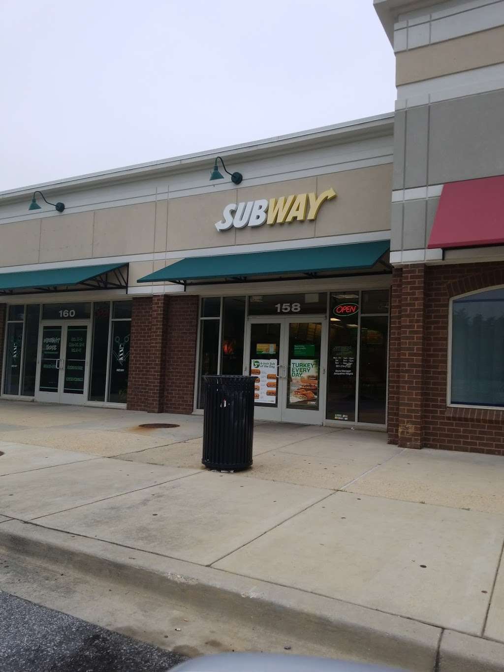 Subway Restaurants | 158 Smallwood Village Center, Waldorf, MD 20602, USA | Phone: (301) 374-2120