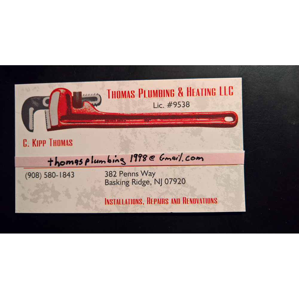 Thomas Plumbing & Heating LLC | 382 Penns Way, Basking Ridge, NJ 07920 | Phone: (908) 580-1843