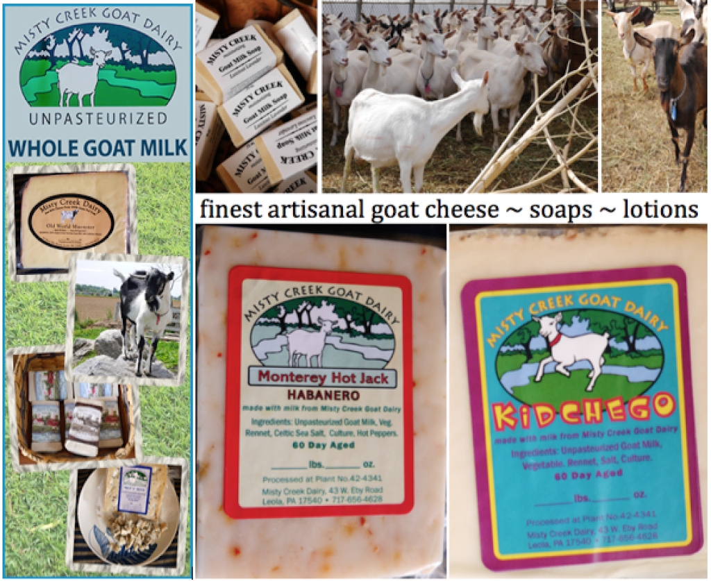 Misty Creek Goat Dairy | 43 W Eby Rd, Leola, PA 17540 | Phone: (717) 656-1345