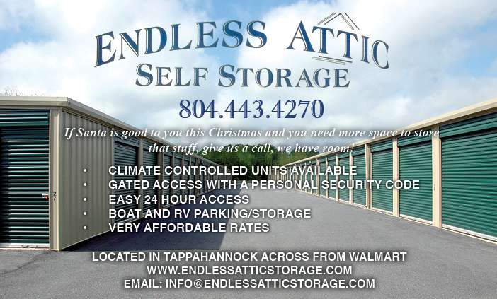 Endless Attic Self Storage | 1417 Tappahannock Blvd, Tappahannock, VA 22560, USA | Phone: (804) 443-4270