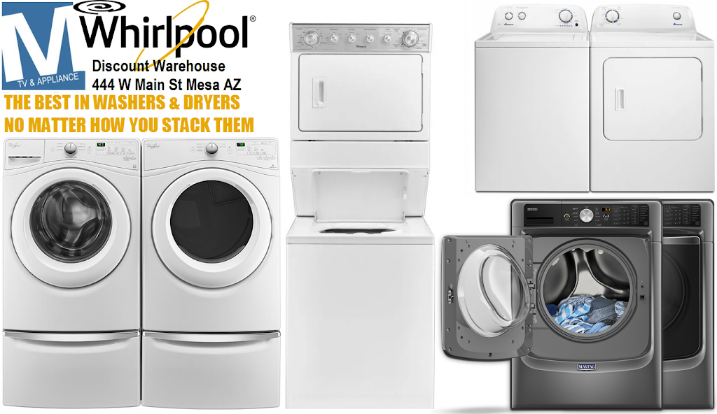 Whirlpool Appliance Discount Warehouse | 444 W Main St Ste110, Mesa, AZ 85201, USA | Phone: (480) 834-5855