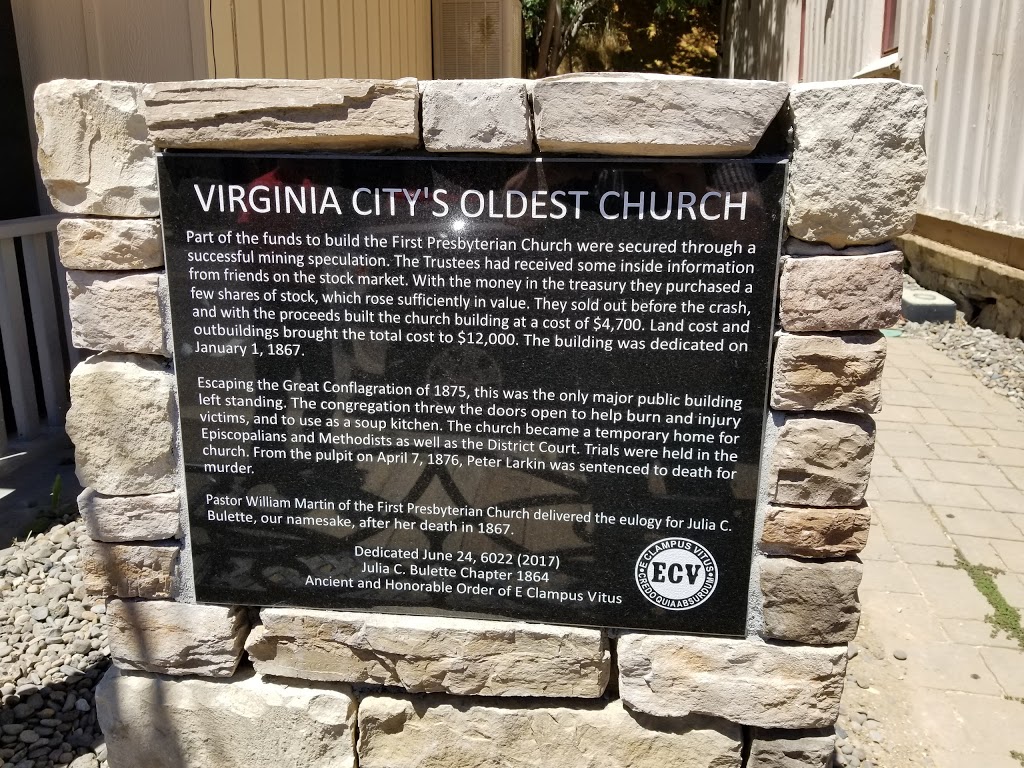First Presbyterian Church | 196 S C St, Virginia City, NV 89440, USA | Phone: (775) 847-0298