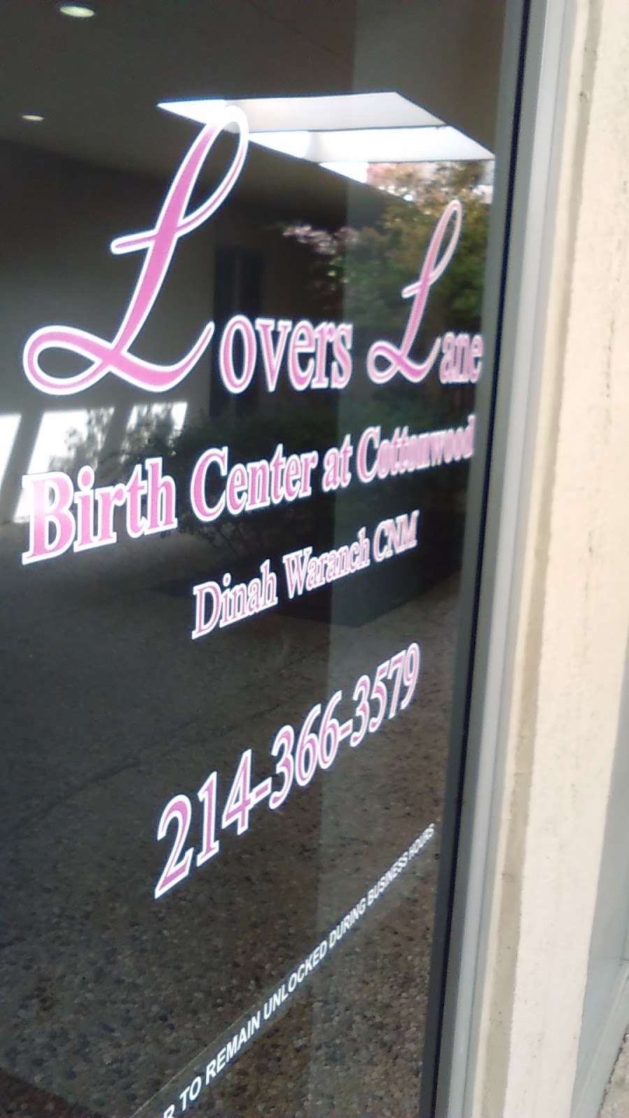Lovers Lane Birth Center | 304 S Cottonwood Dr, Richardson, TX 75080, USA | Phone: (214) 366-3579
