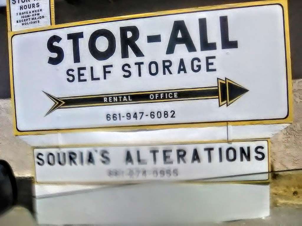 Stor-All Self Storage | 826 E Ave R, Palmdale, CA 93550, USA | Phone: (661) 947-6082