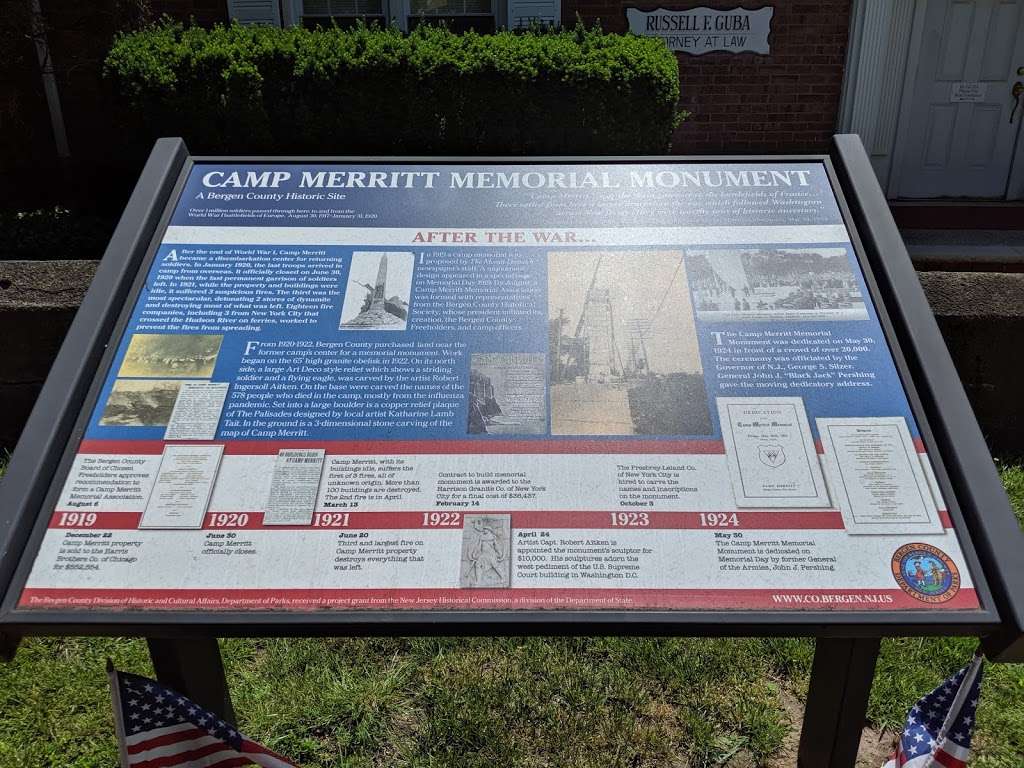 Camp Merritt Memorial Monument | Cresskill, NJ 07626, USA