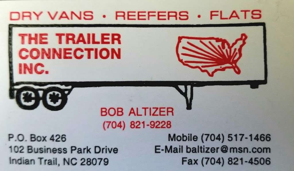 Trailer Connection Inc | 102 Business Park Dr, Indian Trail, NC 28079 | Phone: (704) 821-9228