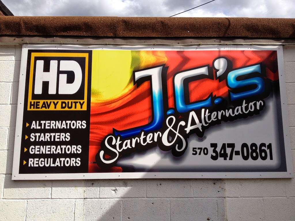 JCs Starter & Alternator | 1160 Providence Rd, Scranton, PA 18508, USA | Phone: (570) 347-0861