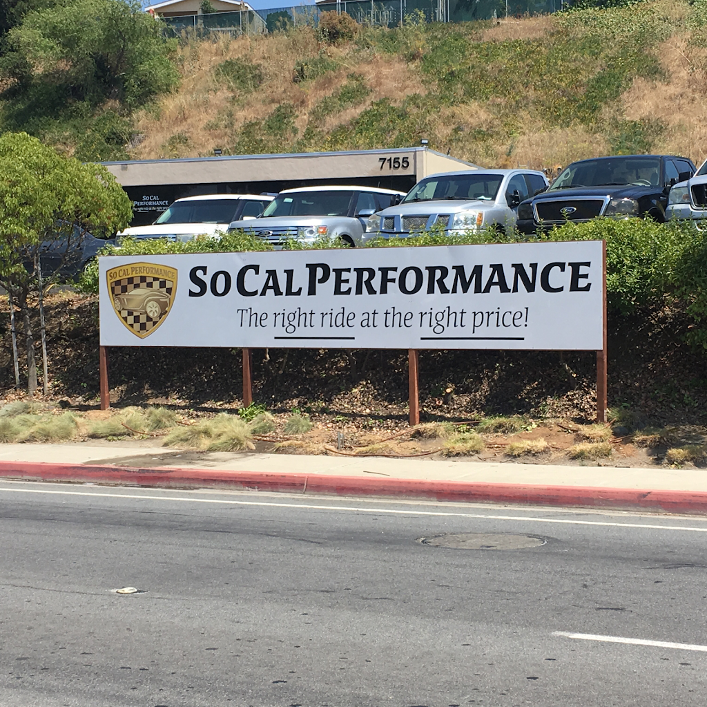 So Cal Performance | 7155 Mission Gorge Rd, San Diego, CA 92120, USA | Phone: (858) 566-5006