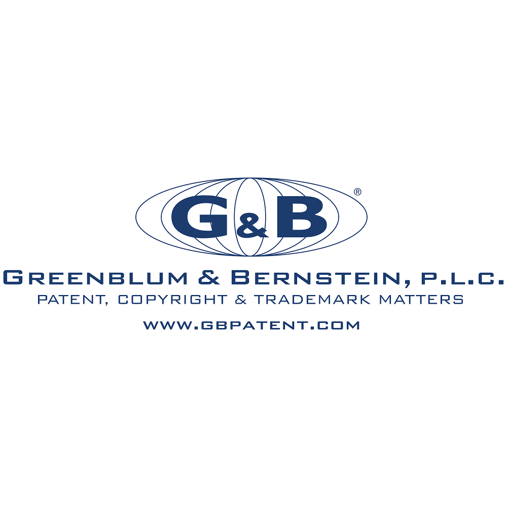 Greenblum & Bernstein, P.L.C. | 1950 Roland Clarke Pl, Reston, VA 20191 | Phone: (703) 716-1191