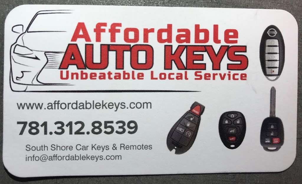 Affordable Auto Keys, Car Keys & Remotes | 46 Columbia Rd Unit 3A, Pembroke, MA 02359, USA | Phone: (781) 312-8539