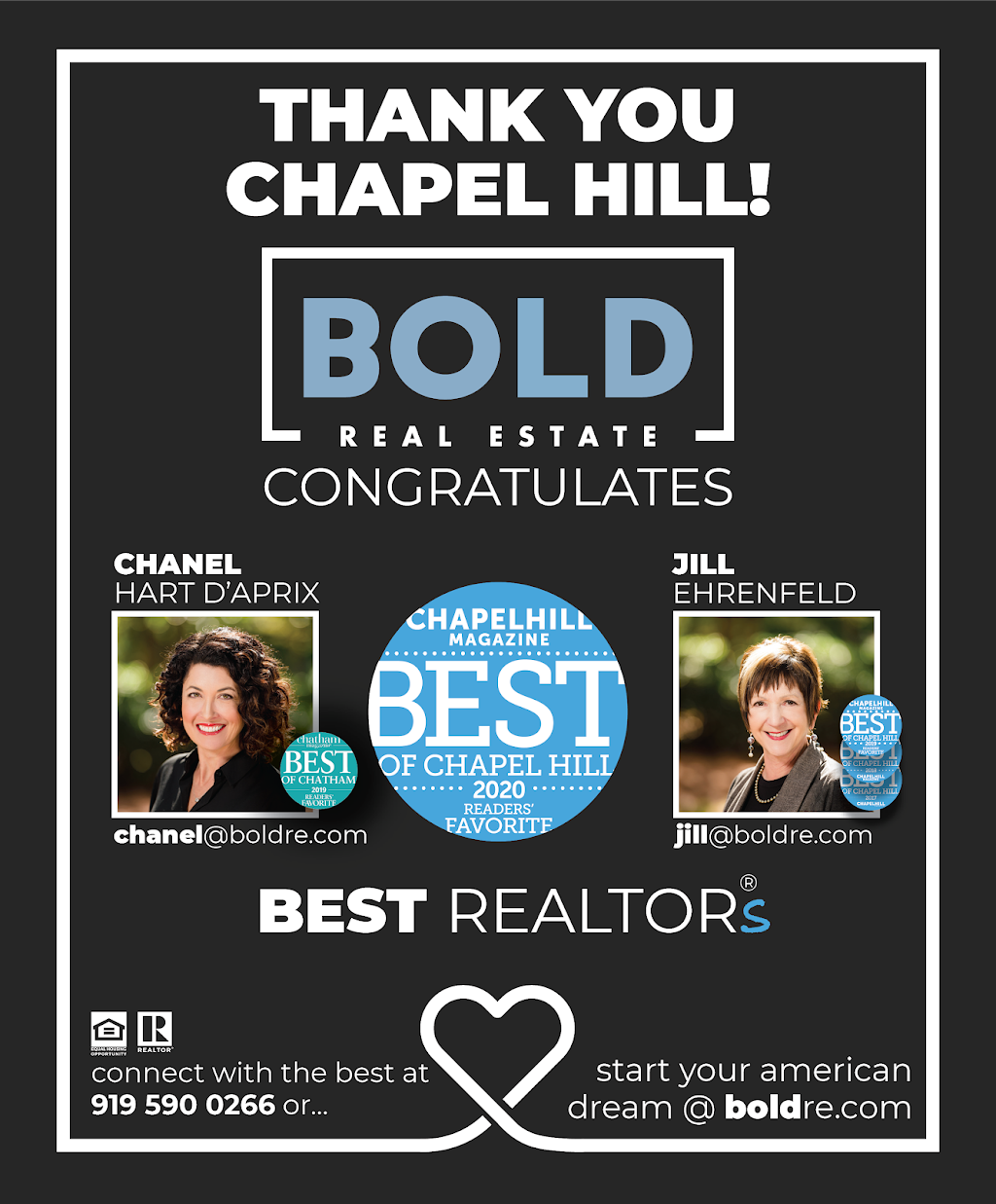 Bold Real Estate | 10100 Governors Dr, Chapel Hill, NC 27517, USA | Phone: (919) 590-0266