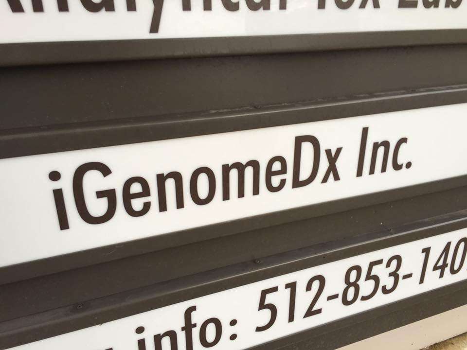 iGenomeDx Inc | 4115 Medical Dr #210, San Antonio, TX 78229, USA | Phone: (210) 257-6973