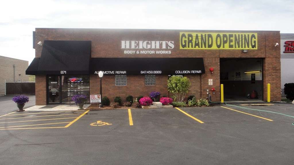 Heights Body and Motor Works | 871 E Palatine Rd, Wheeling, IL 60090, USA | Phone: (847) 459-8889