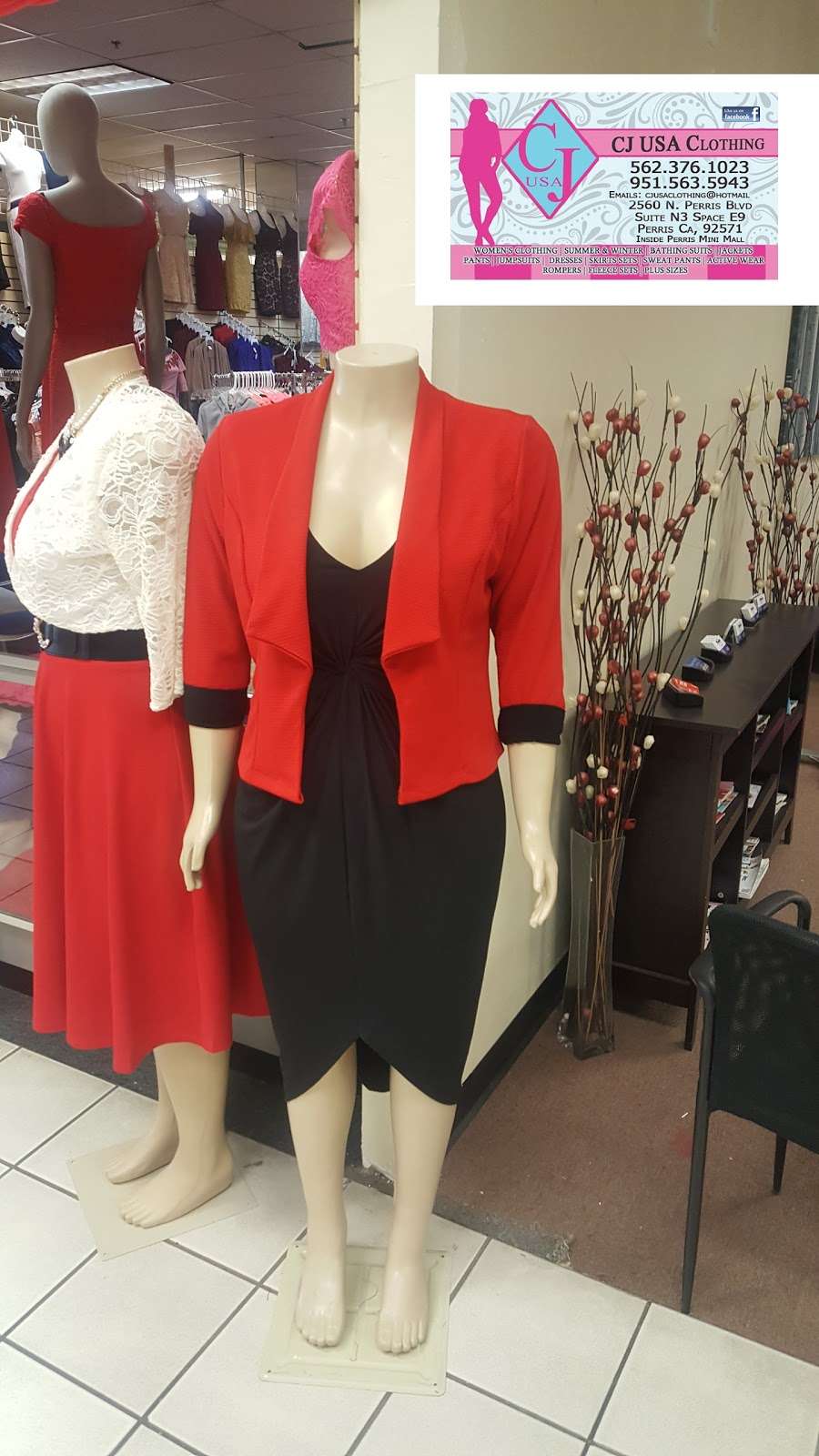 CJ_ USA CLOTHING | Suite N3 SPACE E9 inside perris mini mall, 2560 N Perris Blvd, Perris, CA 92571, USA | Phone: (562) 376-1023