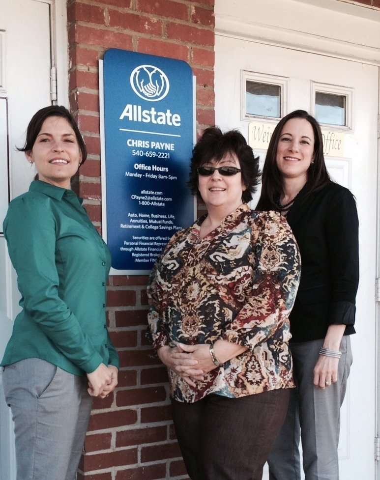 Chris Payne: Allstate Insurance | 20 Plantation Dr Ste 134, Fredericksburg, VA 22406 | Phone: (540) 659-2221