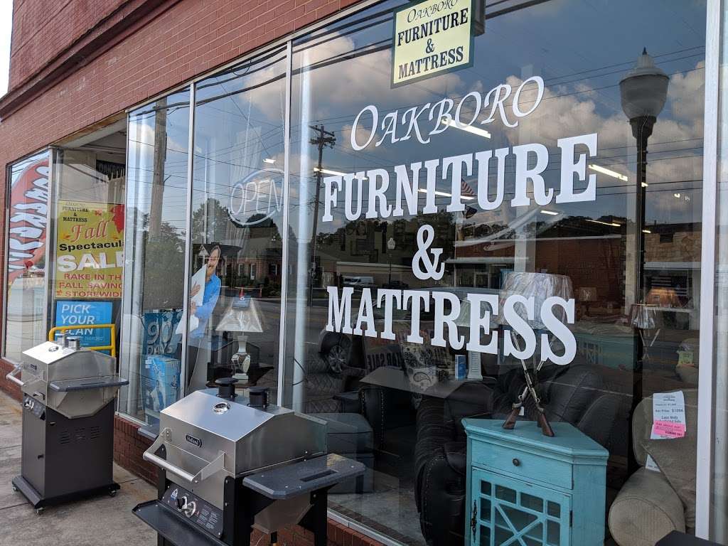 Oakboro Furniture & Mattress Center | 307 N Main St, Oakboro, NC 28129, USA | Phone: (704) 485-5505