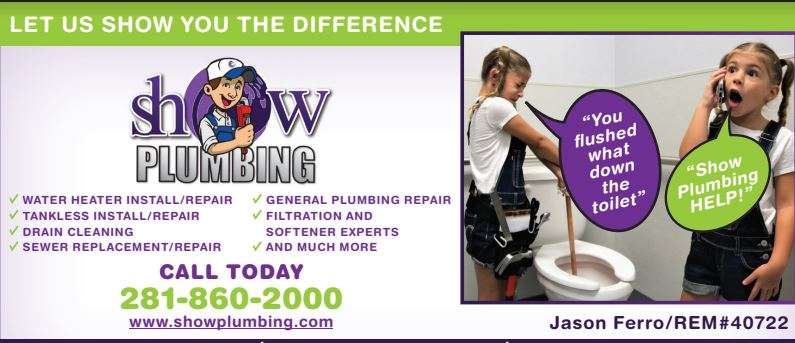 Show Plumbing, LLC | 17661 Telge Rd, Cypress, TX 77429 | Phone: (281) 860-2000