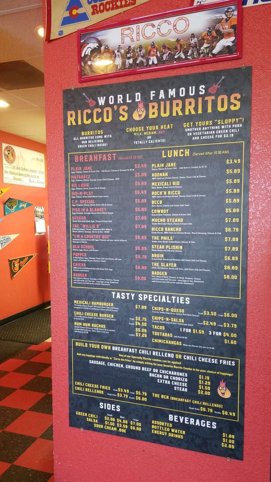 Riccos Burritos | 7794 Washington St, Denver, CO 80229, USA | Phone: (303) 289-8600