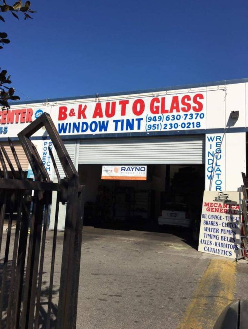 B&K Auto Glass Window Tint | 205 N Fairview St, Santa Ana, CA 92703, USA | Phone: (714) 369-0899