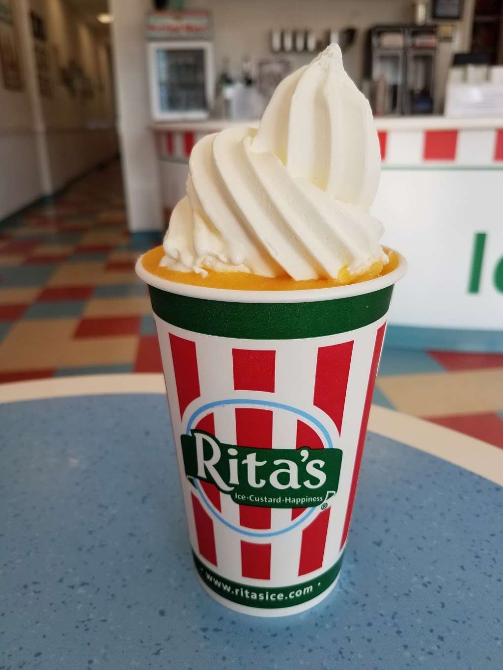 Ritas Italian Ice & Frozen Custard | 515 N Park Ave, Apopka, FL 32712, USA | Phone: (321) 256-9111