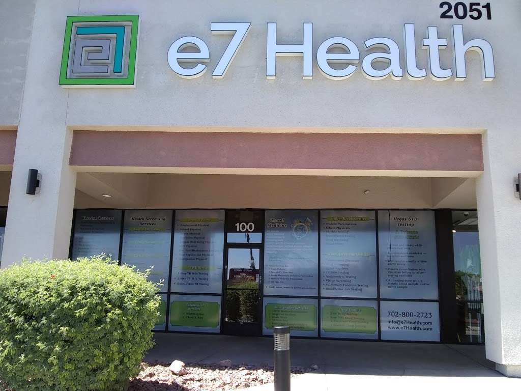 e7 Health | 2051 N Rainbow Blvd #100, Las Vegas, NV 89108, USA | Phone: (702) 800-2723